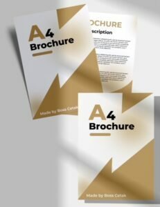 Brochure (10 x 21 cm)